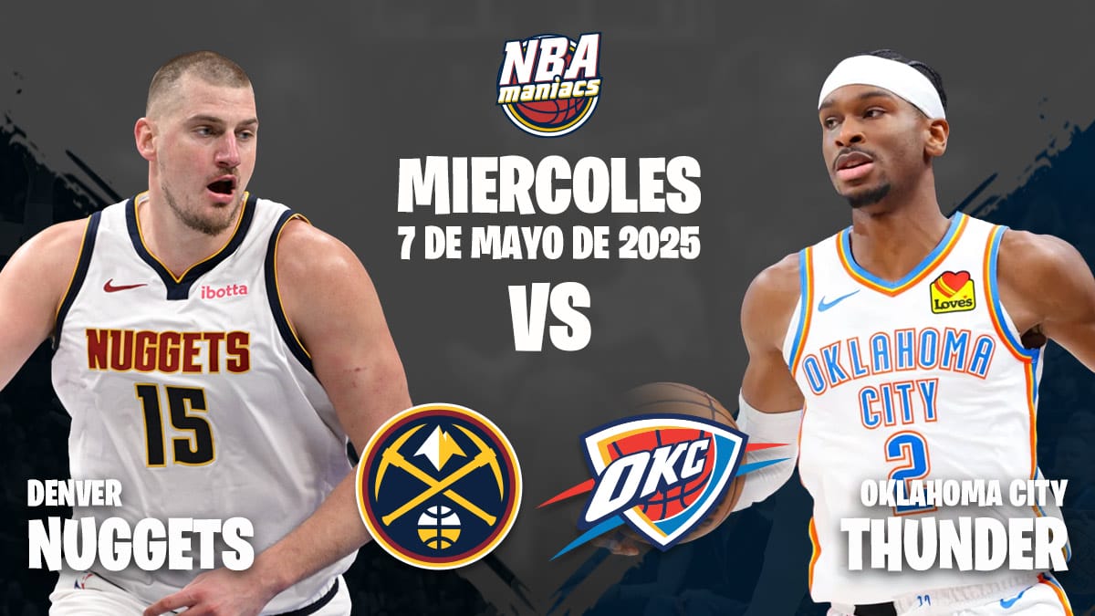 Shai Gilgeous-Alexander y Nikola Jokic, dos de las estrellas del Thunder vs Nuggets.