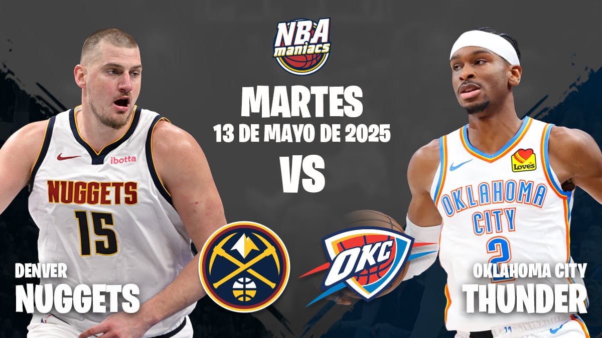 Shai Gilgeous-Alexander y Nikola Jokic, dos de las estrellas del Thunder vs Nuggets.