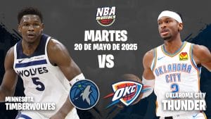 Shai Gilgeous-Alexander y Anthony Edwards, dos de las estrellas del Thunder vs Timberwolves.