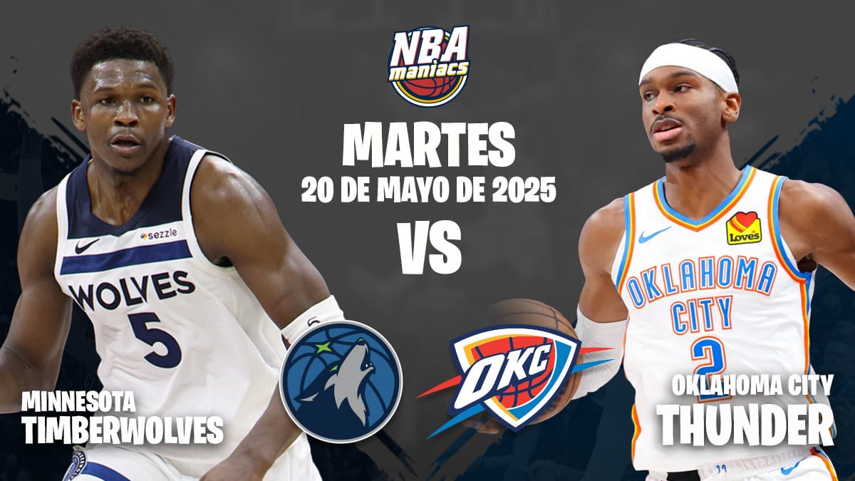 Shai Gilgeous-Alexander y Anthony Edwards, dos de las estrellas del Thunder vs Timberwolves.