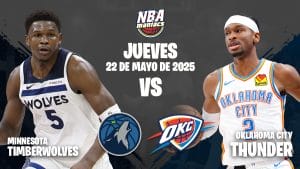 Shai Gilgeous-Alexander y Anthony Edwards, dos de las estrellas del Thunder vs Timberwolves.
