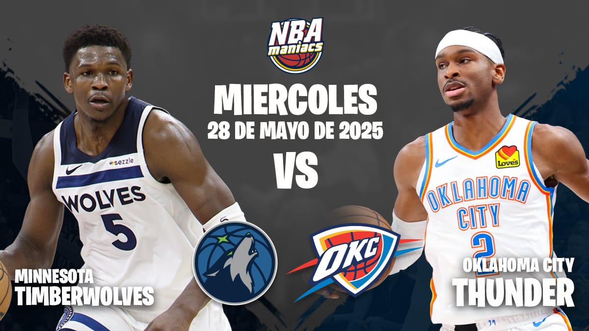 Shai Gilgeous-Alexander y Anthony Edwards, dos de las estrellas del Thunder vs Timberwolves.