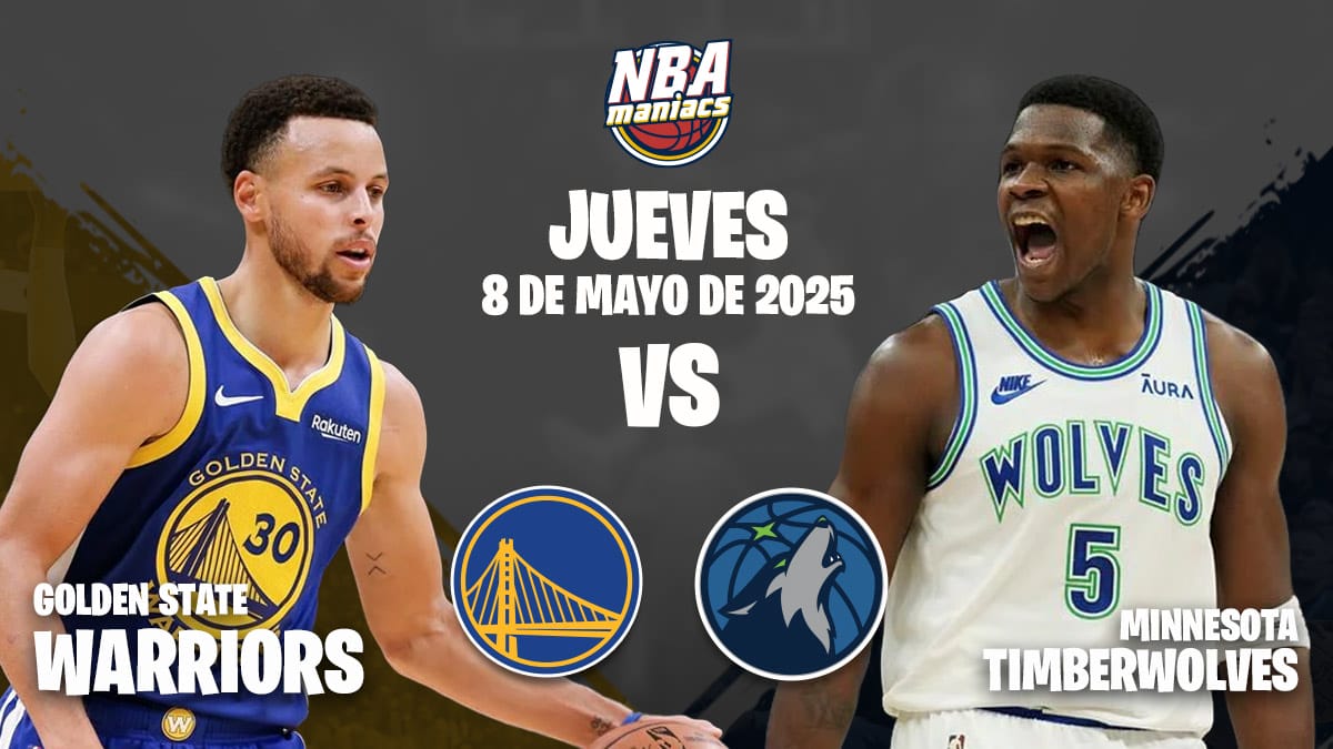 Anthony Edwards y Stephen Curry, dos de las estrellas del Timberwolves vs Warriors.