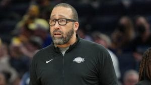 David Fizdale, durante su etapa en los Lakers.