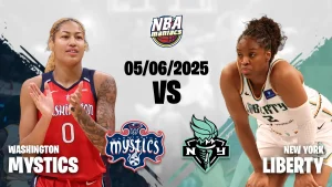 Mystics vs Lyberty en la WNBA