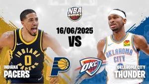 Oklahoma City Thunder e Indiana Pacers disputan el Game 5 de las Finales de la NBA.