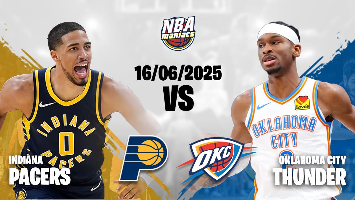 Oklahoma City Thunder e Indiana Pacers disputan el Game 5 de las Finales de la NBA.