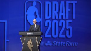 Adam Silver presenta el Draft NBA 2025