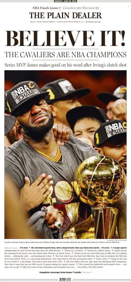 Dentro de las Finales: 'Blocked by James!'