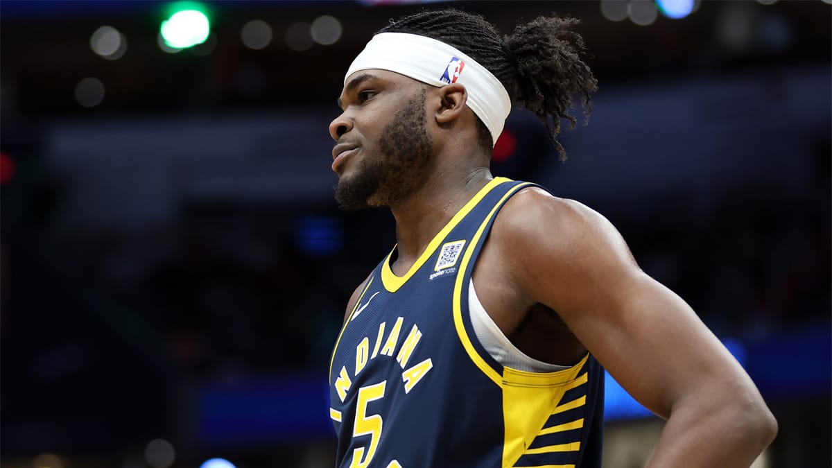 Jarace Walker durante un partido de los Pacers