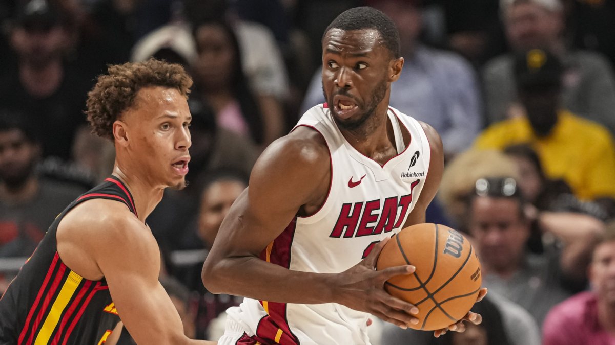 Andrew Wiggins, jugando un partido con los Miami Heat.