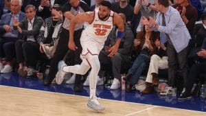 Karl-Anthony Towns durante los playoffs