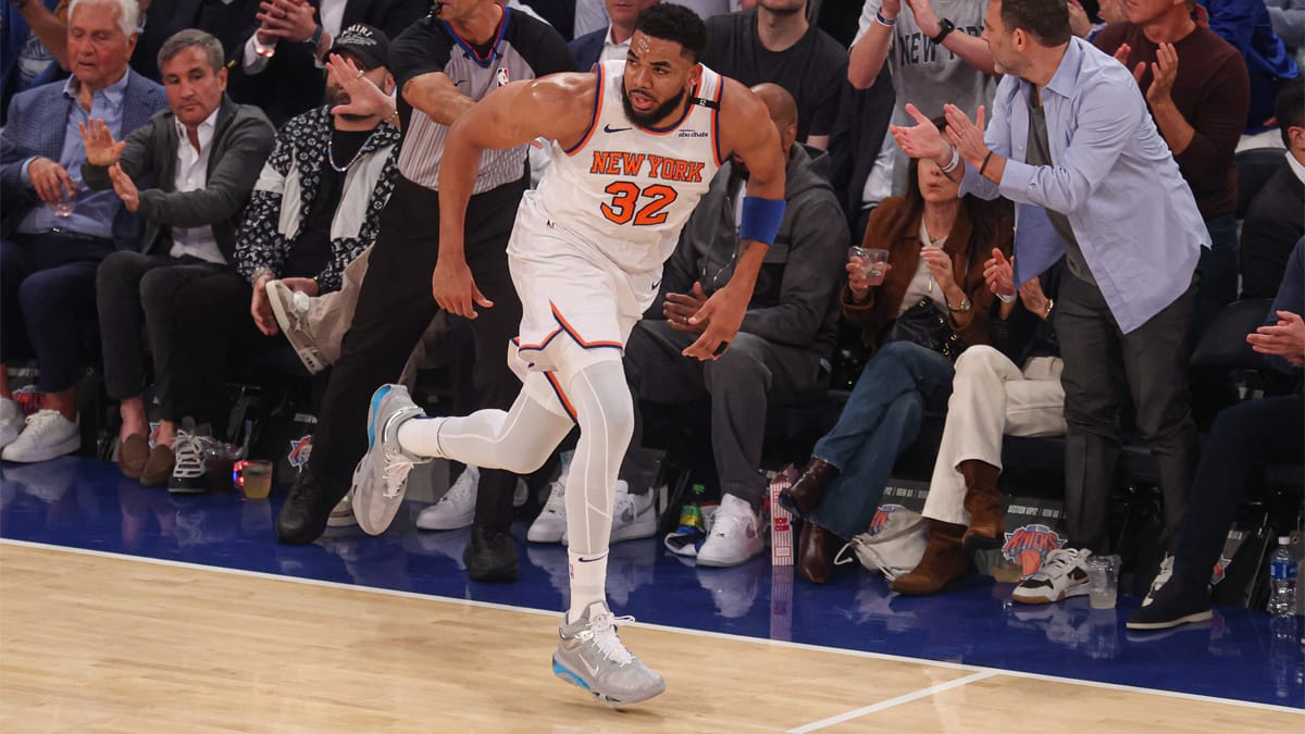 Karl-Anthony Towns durante los playoffs