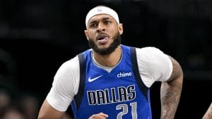 Daniel Gafford, disputando un partido con los Dallas Mavericks.