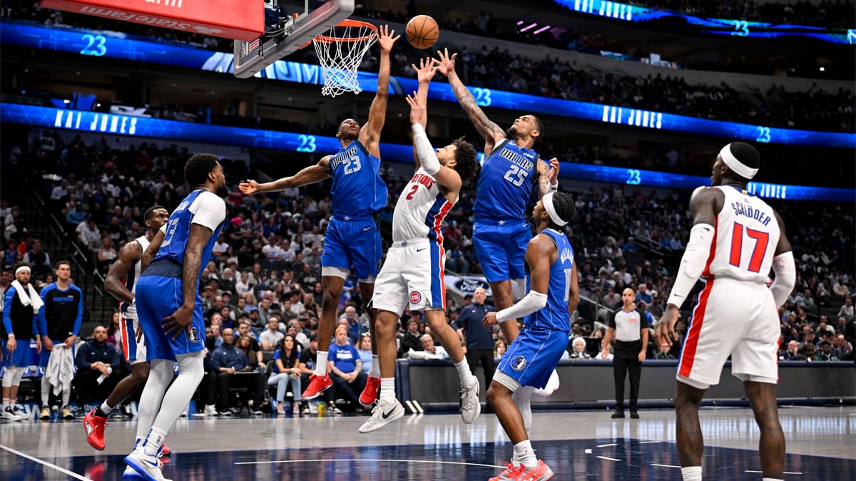 Último encuentro entre Mavericks y Pistons