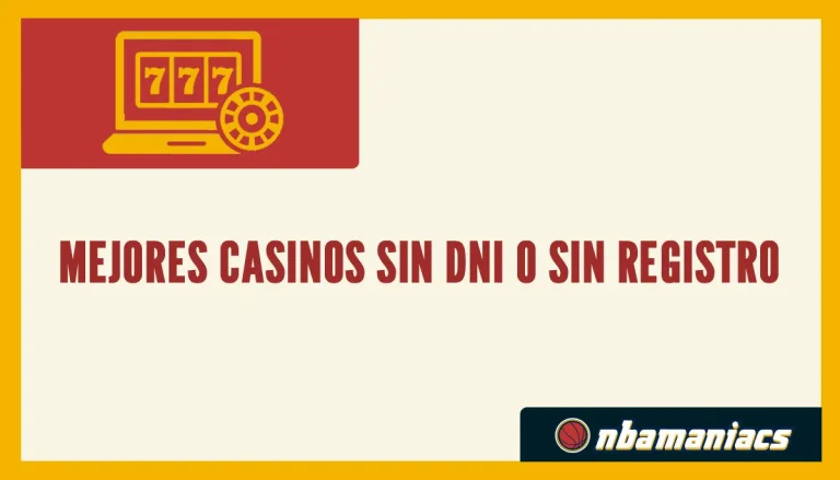 Mejores casinos sin DNI o sin registro
