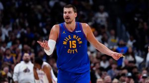 Nikola Jokic durante los últimos playoffs