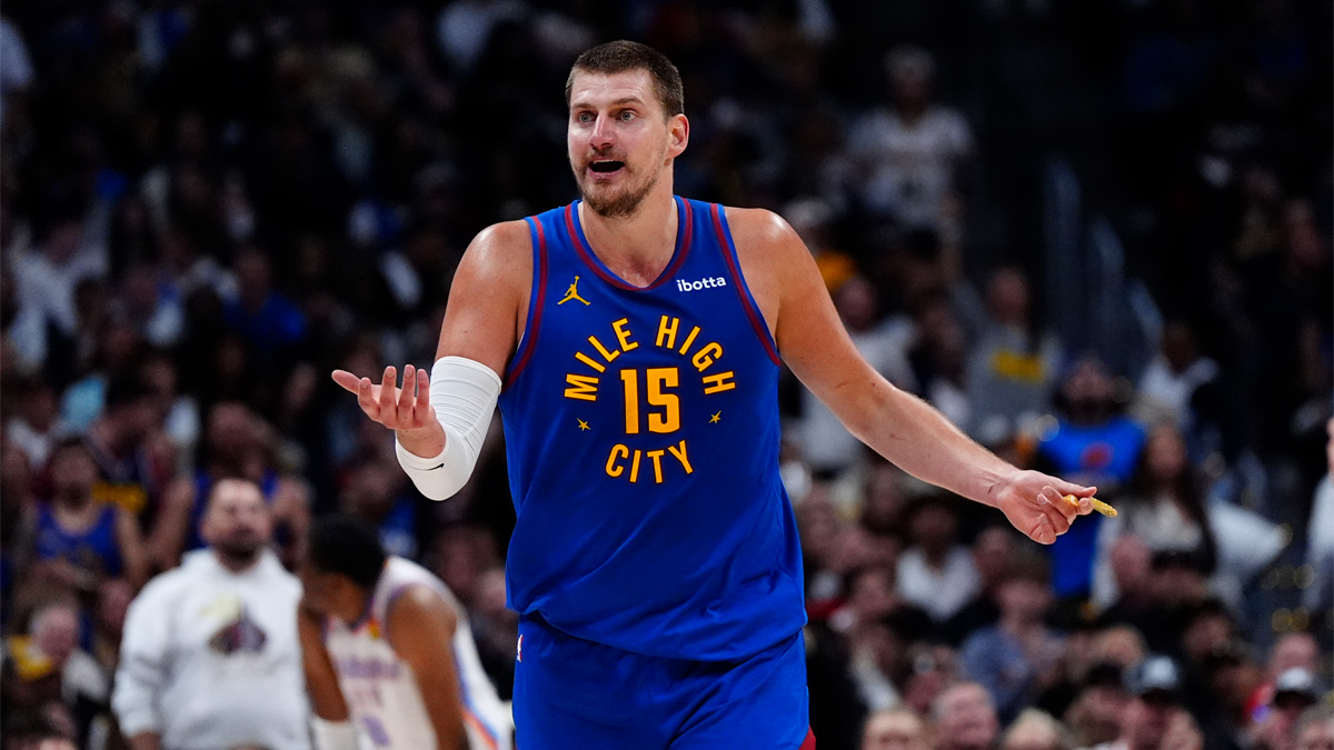 Nikola Jokic durante los últimos playoffs