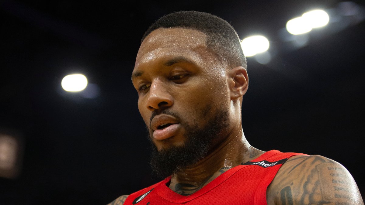Damian Lillard durante uno de sus últimos partidos con Portland.