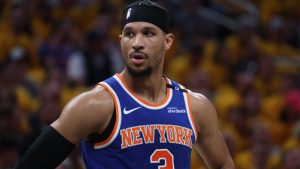 Josh Hart durante los últimos playoffs