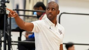 Chris Paul, durante un partido organizado por la marca Nike.