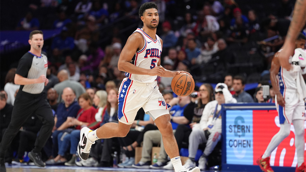 Quentin Grimes con los Philadelphia 76ers