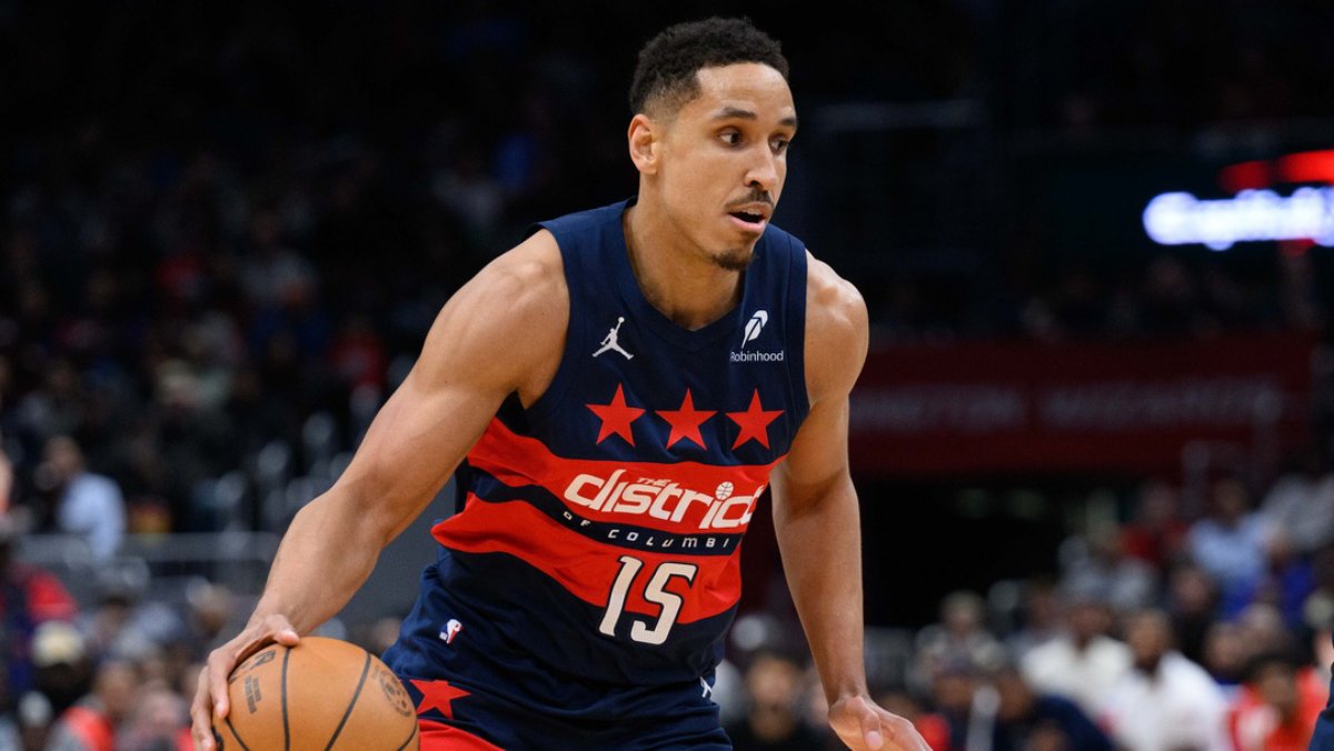 Malcolm Brogdon, disputando un partido con los Washington Wizards.