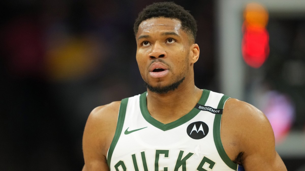 Giannis Antetokounmpo, durante un partido con los Milwaukee Bucks.