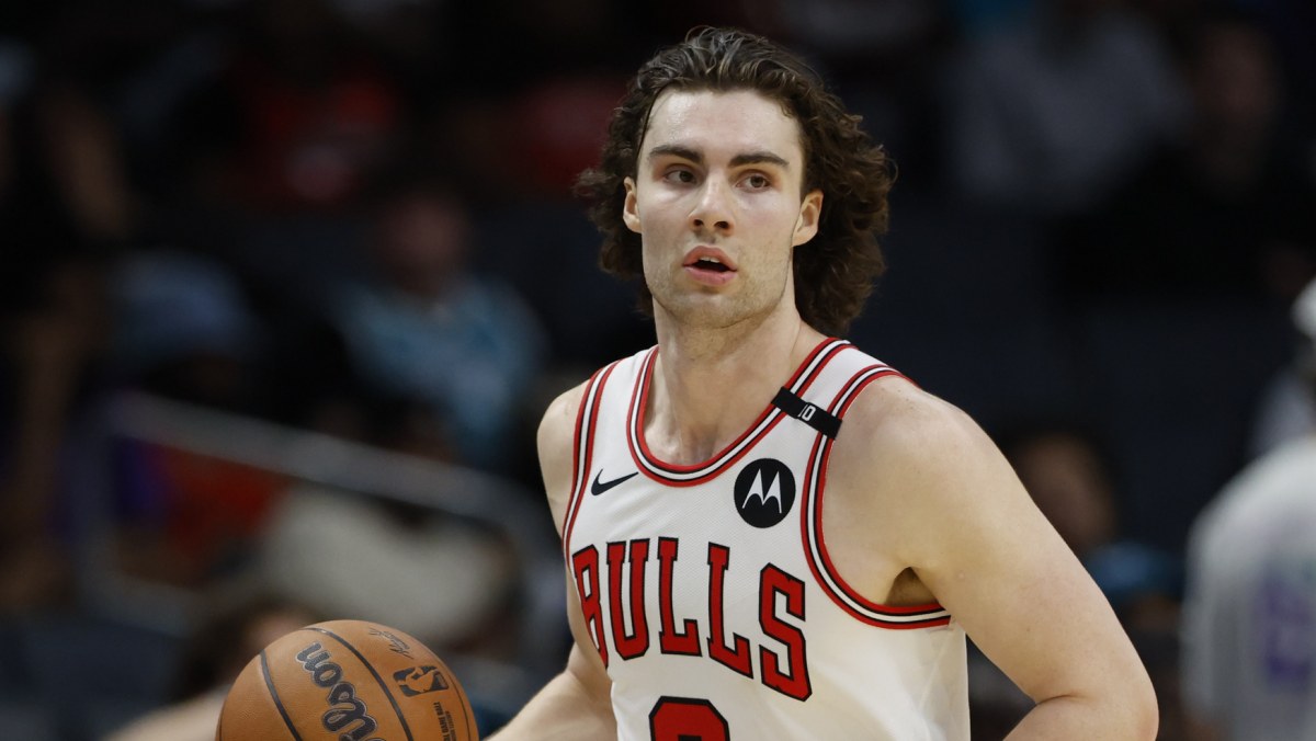 Josh Giddey, disputando un partido con los Chicago Bulls.