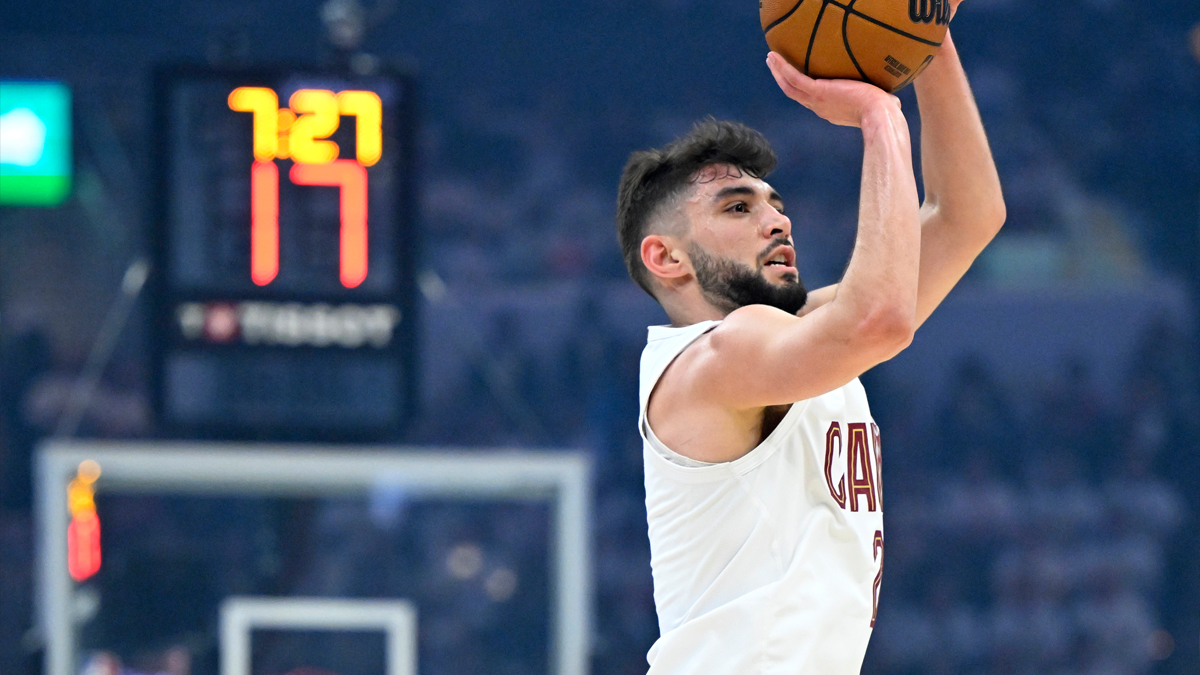 Ty Jerome durante un partido con los Cavaliers