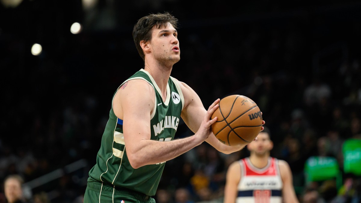 Danilo Gallinari durante su etapa en los Milwaukee Bucks.