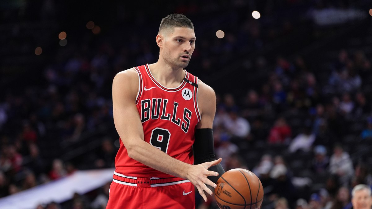 Nikola Vucevic durante un partido con los Chicago Bulls.
