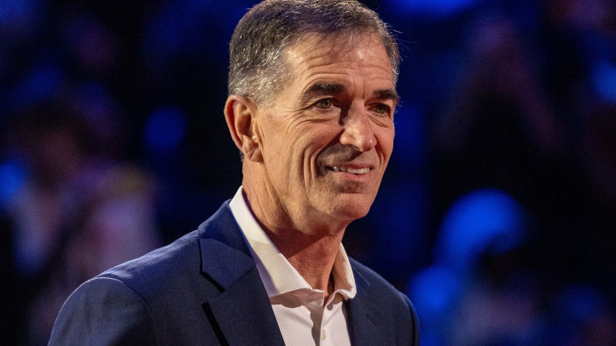 John Stockton, durante un acto de la NBA.