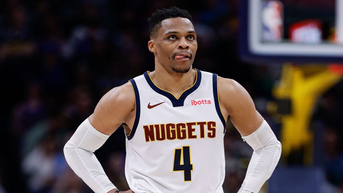 Russell Westbrook, durante un partido con los Denver Nuggets.