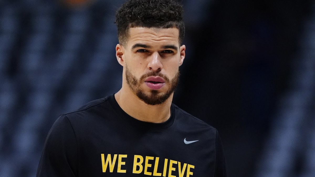 Michael Porter Jr., antes de la disputa de un partido con los Denver Nuggets.