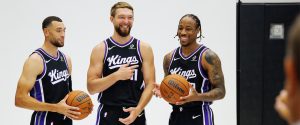 Los Sacramento Kings posan en el Media Day