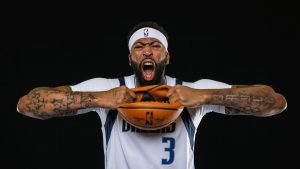 Anthony Davis durante el Media Day de los Dallas Mavericks.
