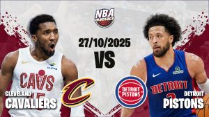 Previa Pistons vs Cavaliers 27 de octubre de 2025.