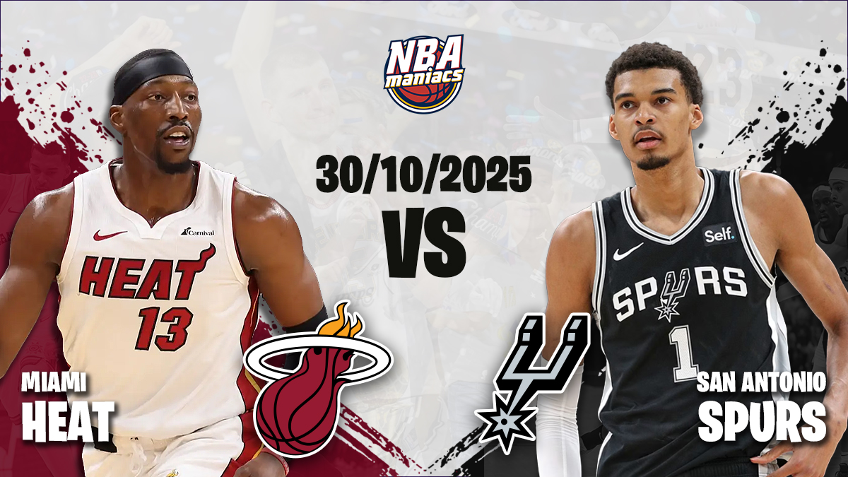 Previa Spurs vs Heat 30 de octubre de 2025