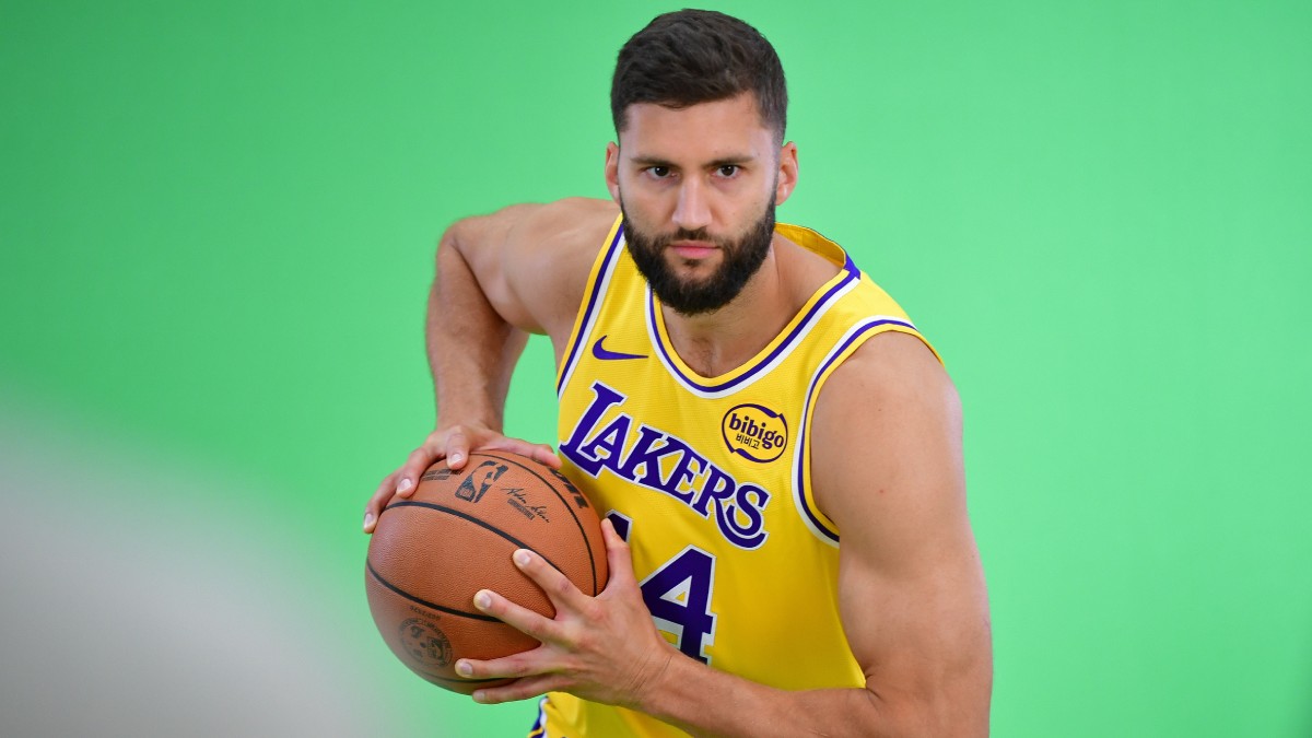 Maxi Kleber durante el media Day de Los Angeles Lakers.