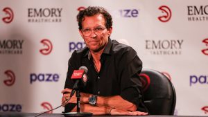 Quin Snyder, en el media day de los Atlanta Hawks.
