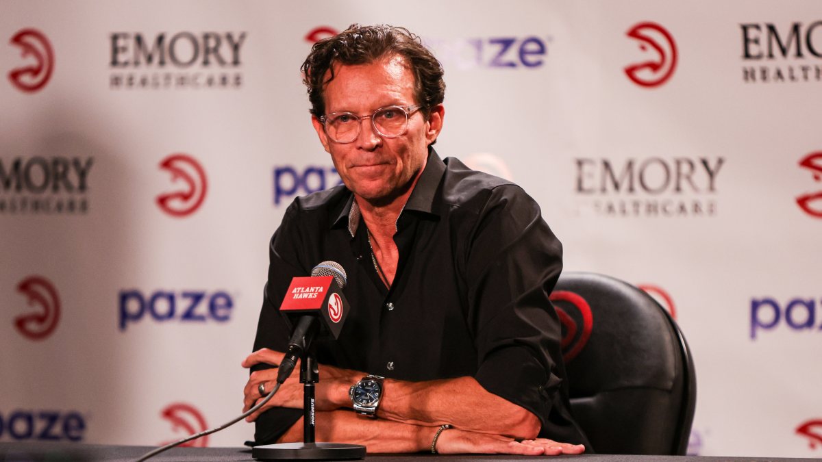 Quin Snyder, en el media day de los Atlanta Hawks.