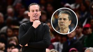 Kenny Atkinson en un partido de los Cavaliers.