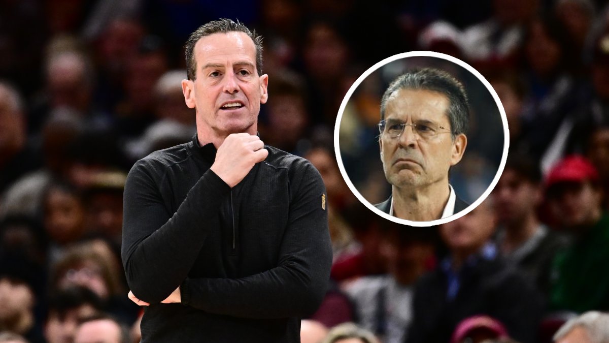 Kenny Atkinson en un partido de los Cavaliers.