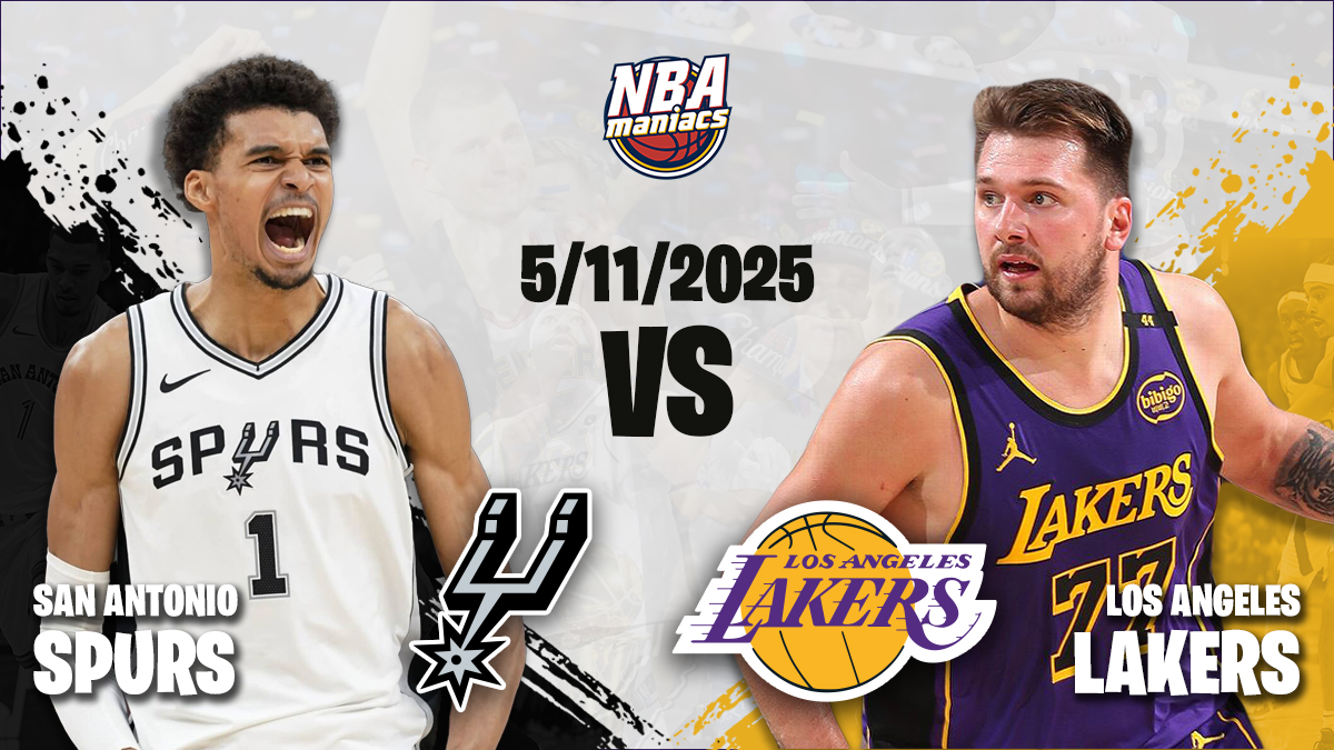 Previa Lakers vs Spurs 5 noviembre 2025.