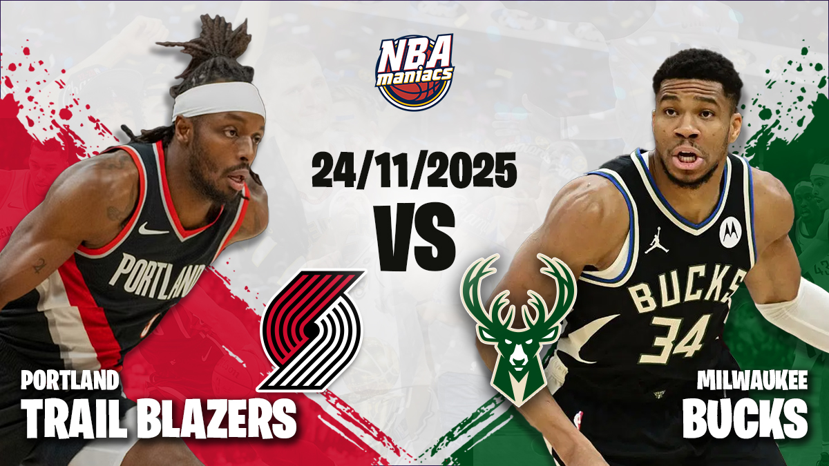 Previa Bucks vs Blazers 24 noviembre 2025.