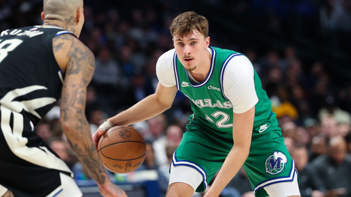 Cooper Flagg, durante el partido contra Milwaukee Bucks.
