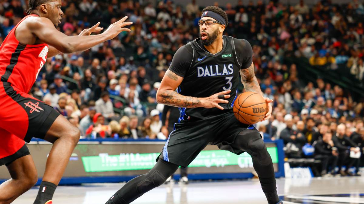Anthony Davis en su partido ante Houston.