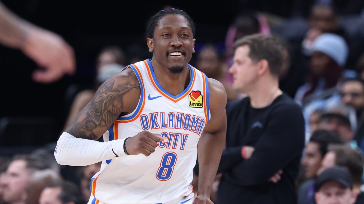 Jalen Williams en el último partido de los Thunder.