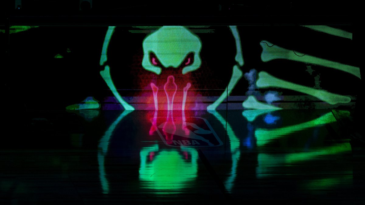 El logo especial de los New Orleans Pelicans.